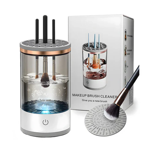 BowLift | 3-in-1 Cosmetic Brush Cleaner Machine - Electric Makeup Brush Cleaner Device