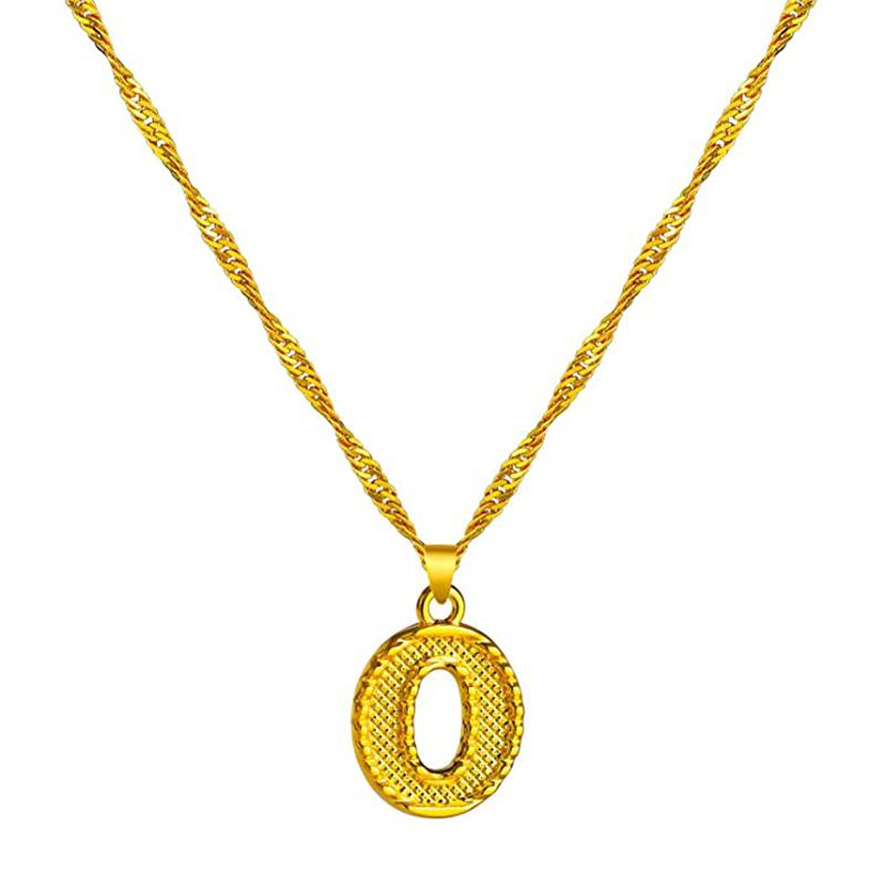 BowLift | 18K gold-plated initial letter necklace