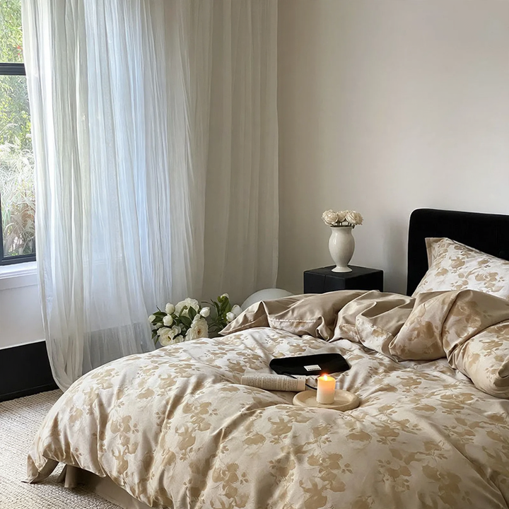 Bedding set made of Tencel cotton, 4-piece