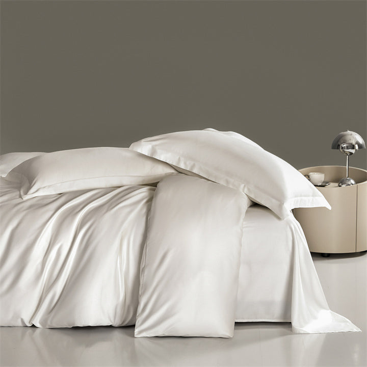 Cotton bedding set, 4-piece, long-staple combed