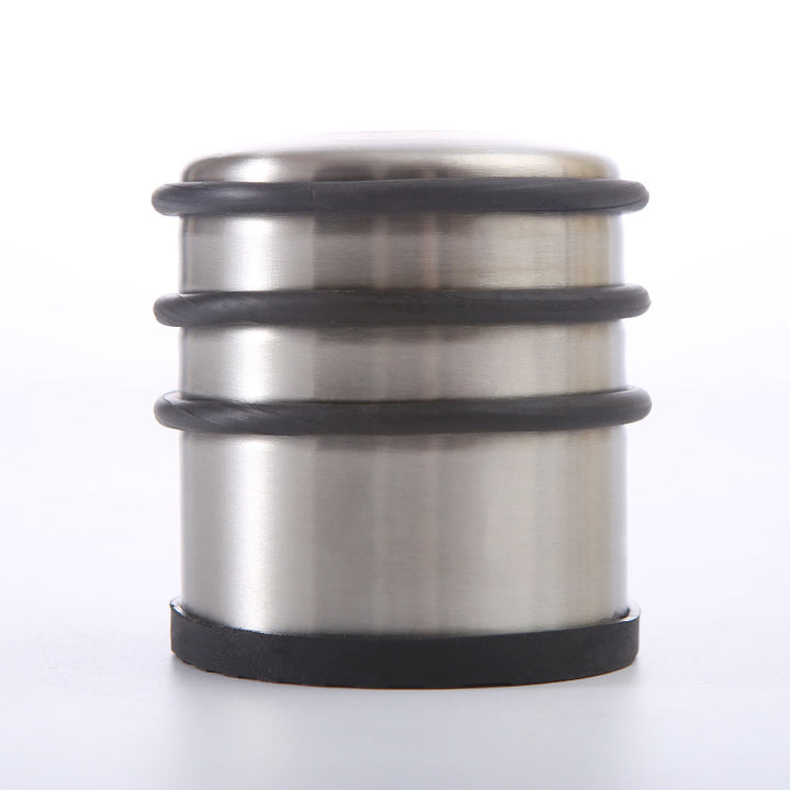 Massive door stopper made of stainless steel, modern, various sizes