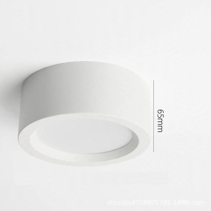 LED surface mount light, round, 15 W, various colors