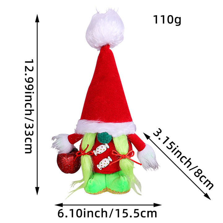 Christmas Elf with Knit Hat and Antlers