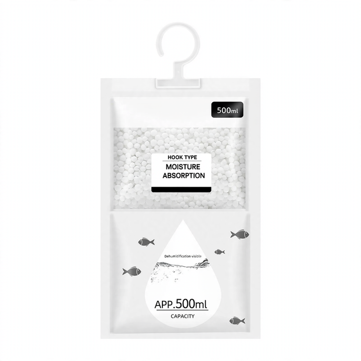 Moisture absorber bag for closets