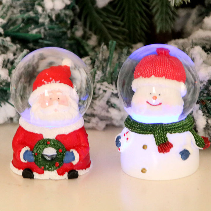 LED Light-Up Santa Figurine Bowlift