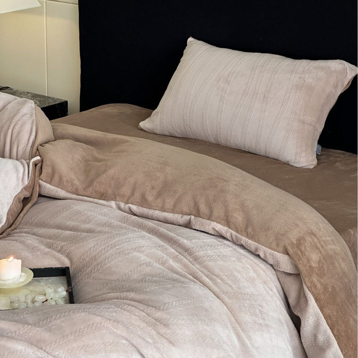 Milk fiber bedding set 4-piece, high quality, antistatic
