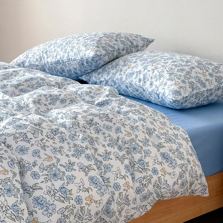 Cotton bedding set, 3–4 piece, pattern