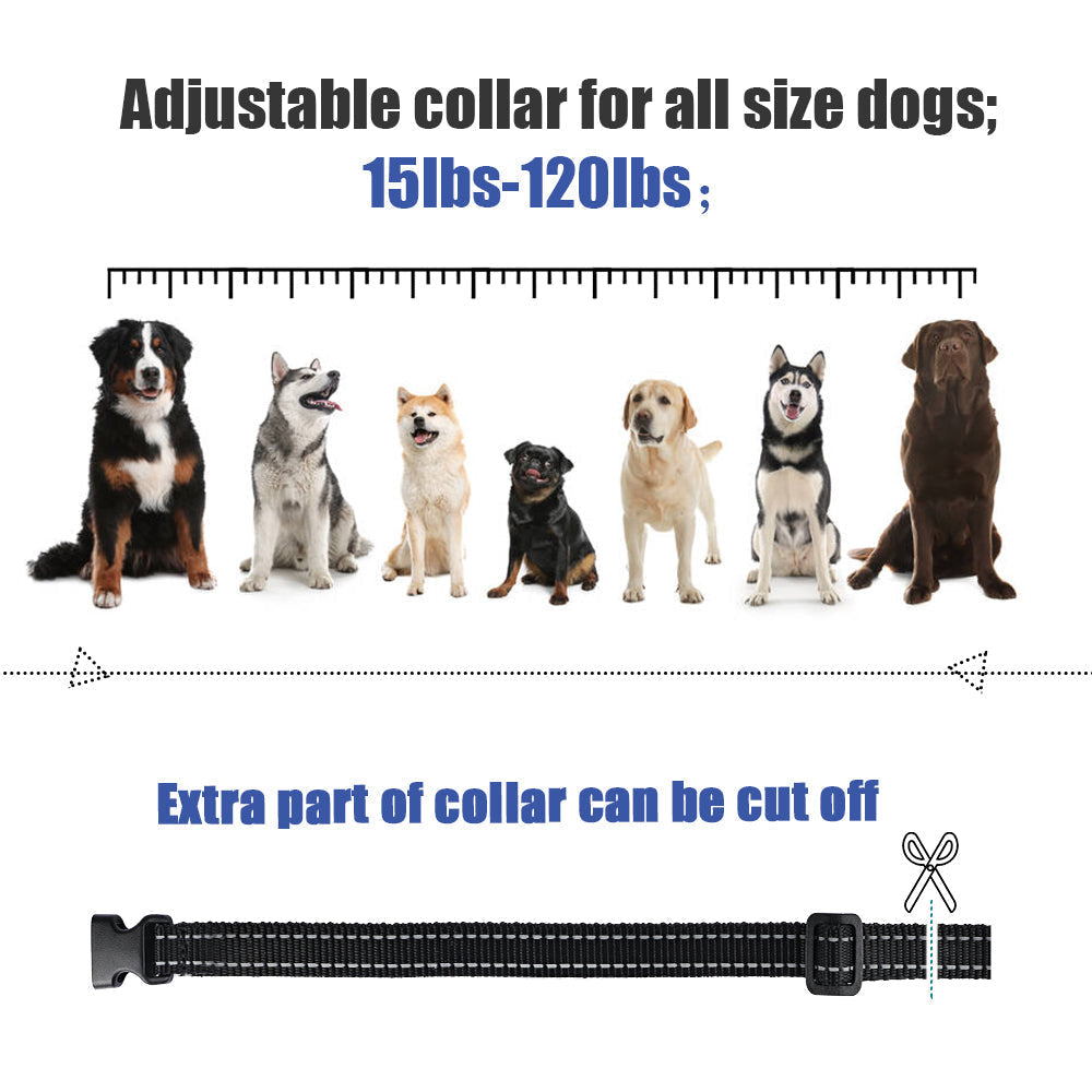 BowLift | Electric Dog Training Collar – 500m Remote Control, Waterproof IPX7, Shock, Vibration & Sound Modes