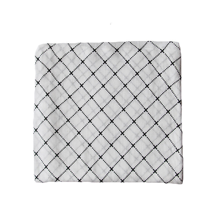 Cute Patterned Muslin Swaddle Blanket Bowlift