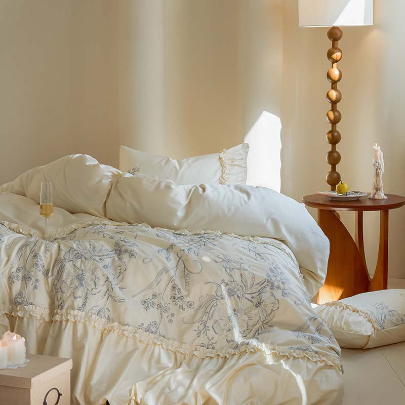 Cotton bedding 100, French style