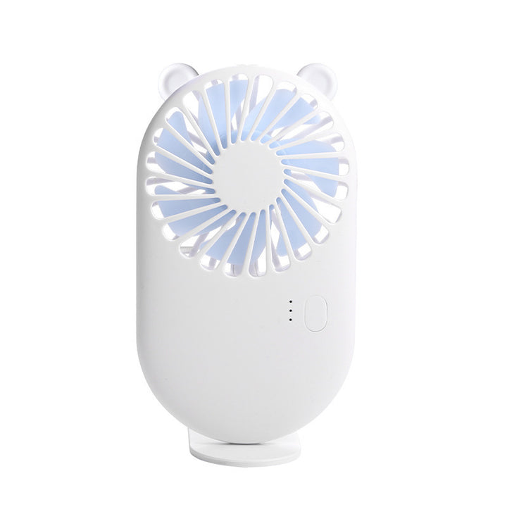 Cute Bear-Shaped Personal Cooling Fan Bowlift