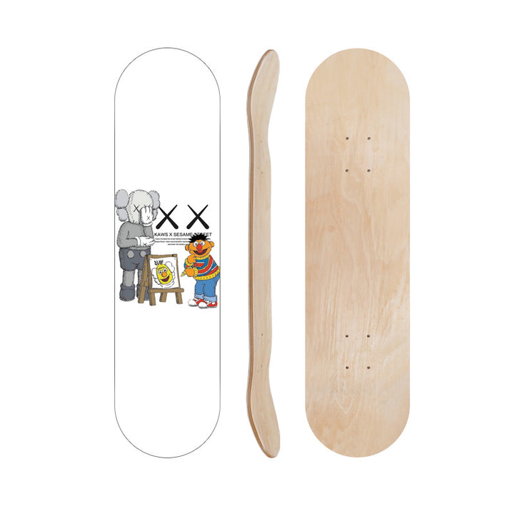 Cartoon-Inspired Skate Deck Bowlift
