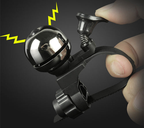 compact adjustable bicycle bell with quick-release silicone strap Bowlift