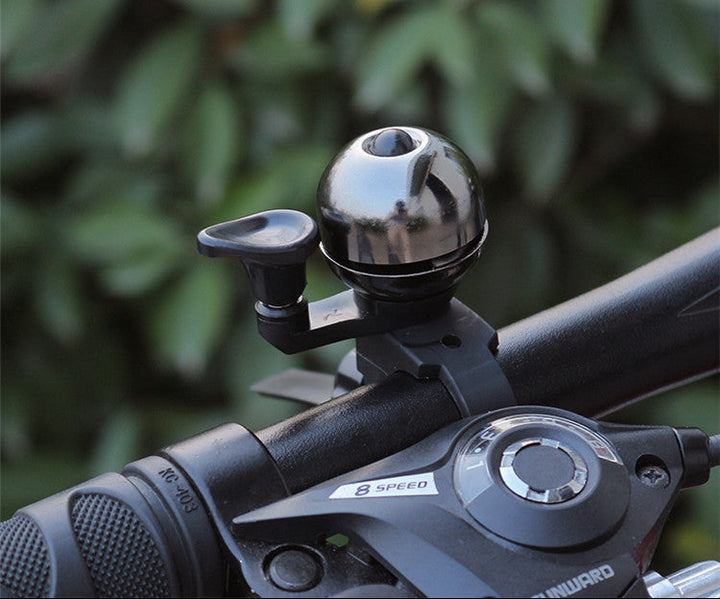 compact adjustable bicycle bell with quick-release silicone strap Bowlift