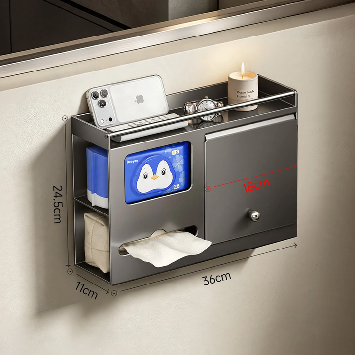 Carbon steel paper holder, storage form