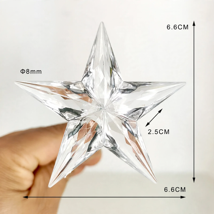 Transparent LED Star Decoration