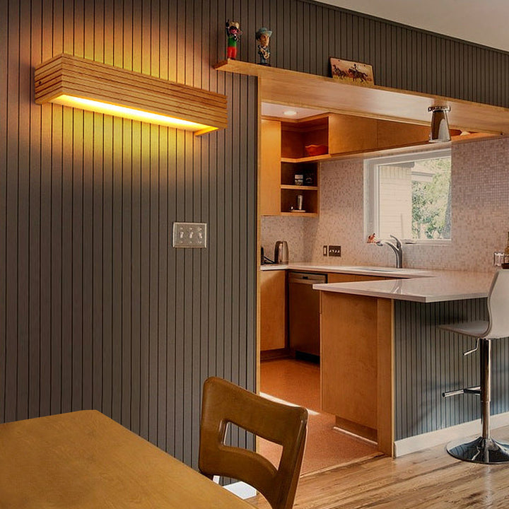 BowLift | Wall Light Modern Wood LED Fixture