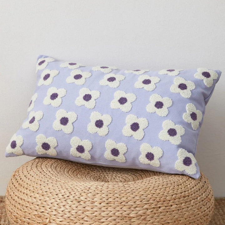 BowLift | Lustrous Floral Embroidered Cushion Cover