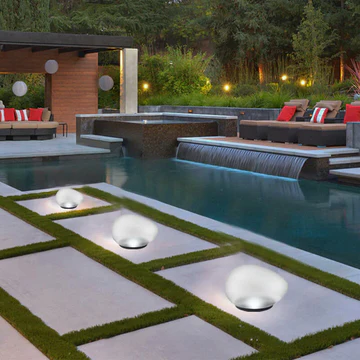 BowLift | Solar Pebble ABS Sandblasted LED Outdoor Landscape Glass Light