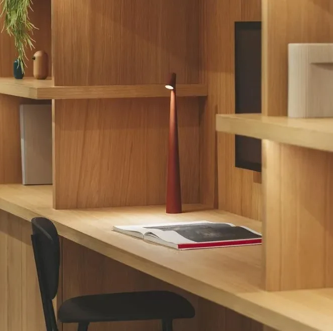 Wireless Nordic LED Table Lamp with Touch Control and 3-Step Dimming