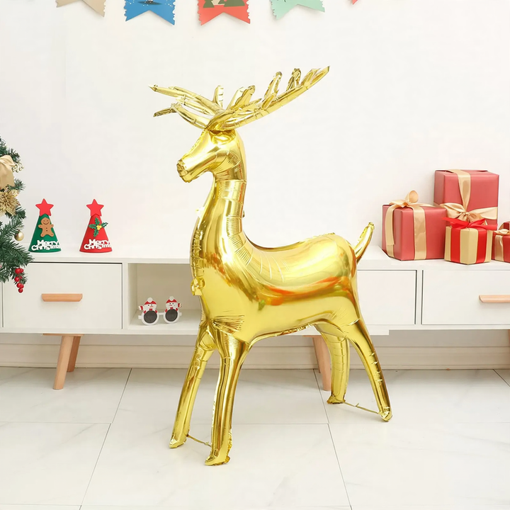 3D Christmas decoration made of aluminum foil