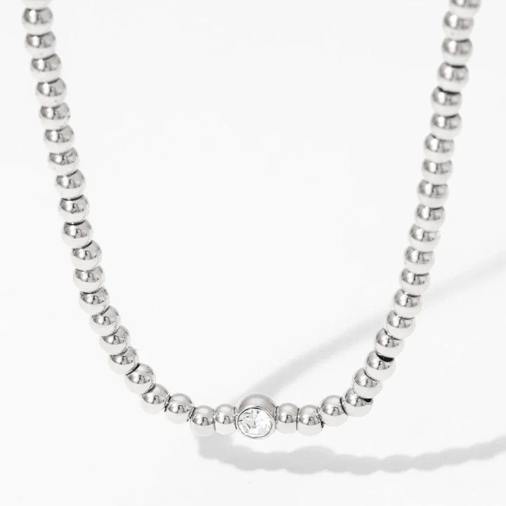 BowLift | 18k Beaded Diamond Center Necklace and Bracelets