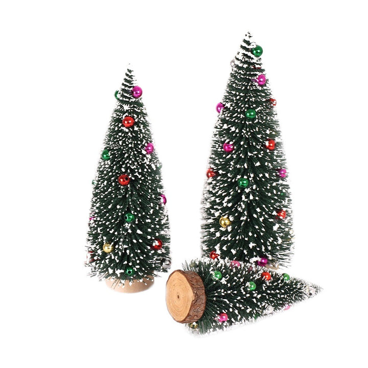 Mini Christmas tree with snow effect