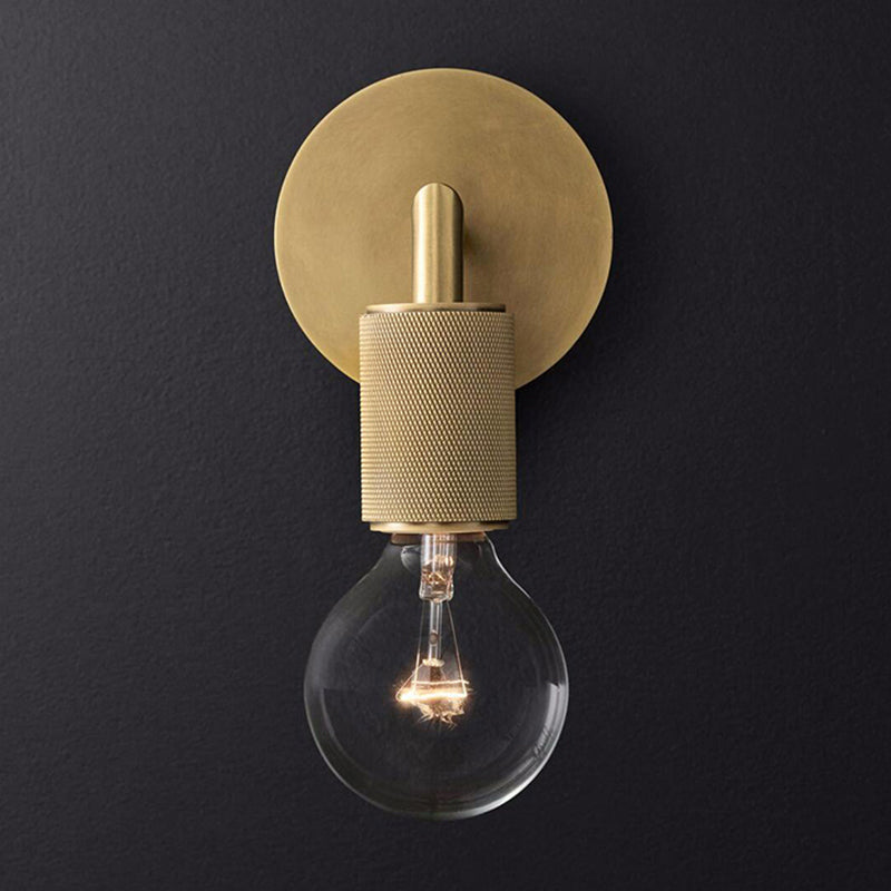 BowLift | Wall Light Brass Metal Double Bulb Sconce