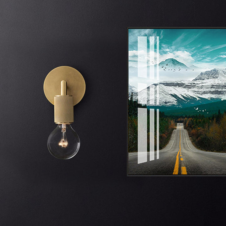 BowLift | Wall Light Brass Metal Double Bulb Sconce