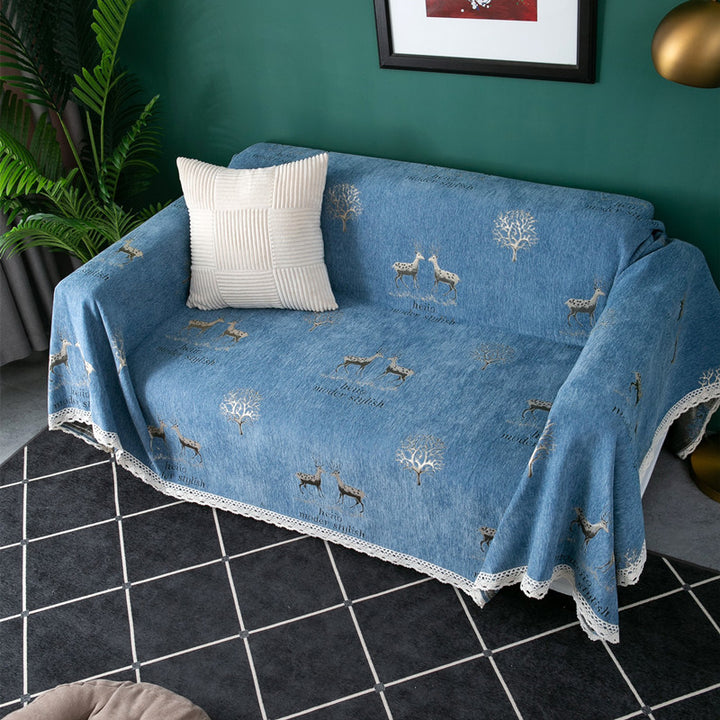 Decorative Knitted Sofa Throw Blanket