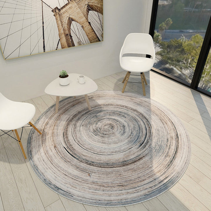 BowLift | Dark Red Pattern Carpet Polypropylene Steampunk Carpet Non-slip Machine Washable Rug for Bedroom