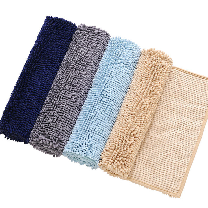 Luxurious Microfiber Bathroom Mat Set Bowlift