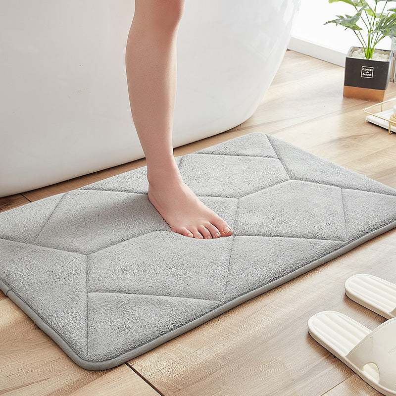 Abstract Pattern Bathroom Rug Bowlift