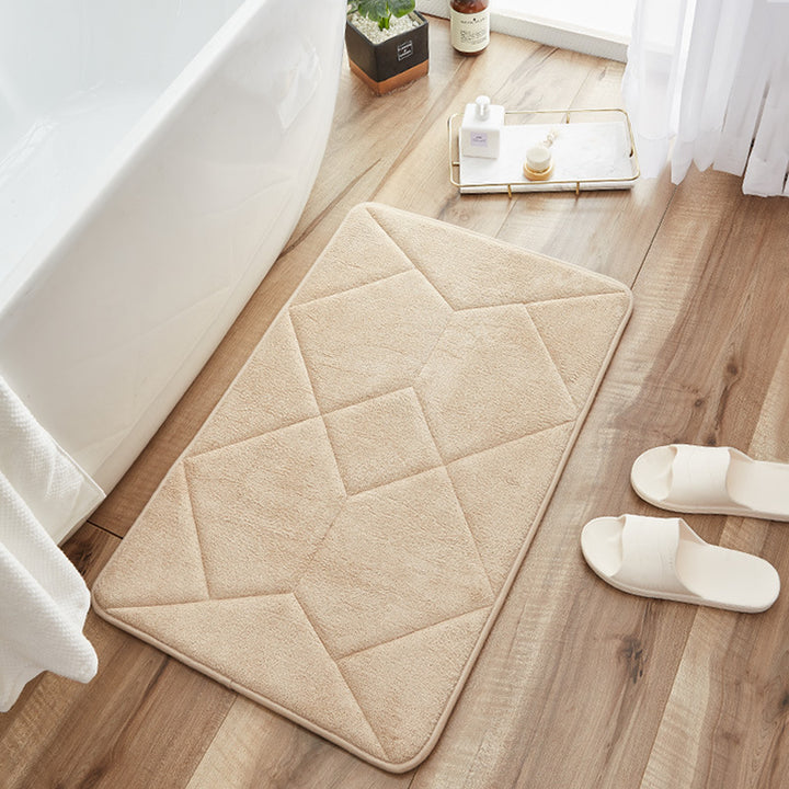 Abstract Pattern Bathroom Rug Bowlift