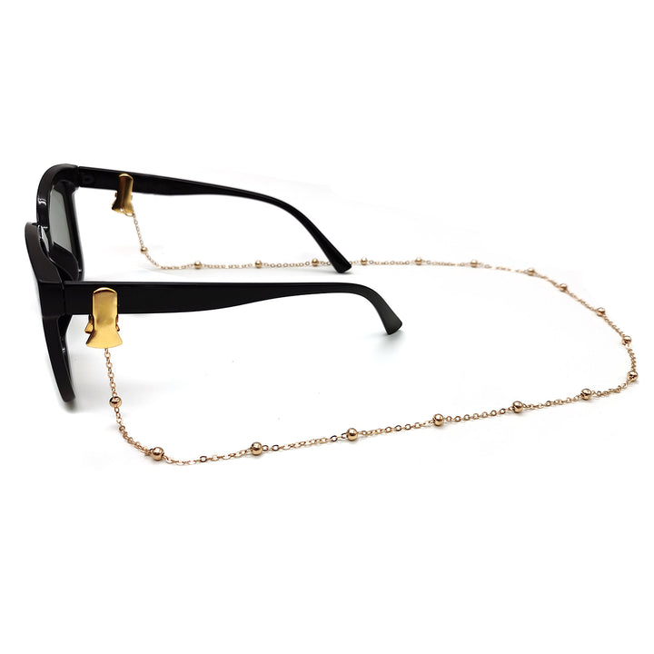 Elegant Gold Chain Eyewear Holder Bowlift