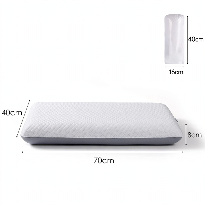 Rectangular Neck Support Pillow made of Memory Foam