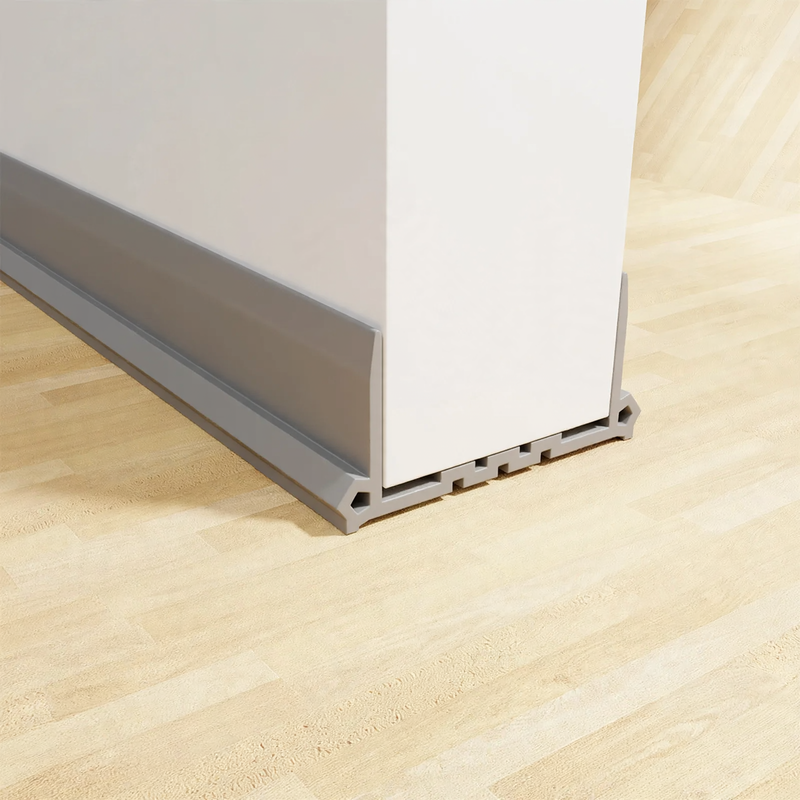 Door seal strips for floor gap, soundproofing