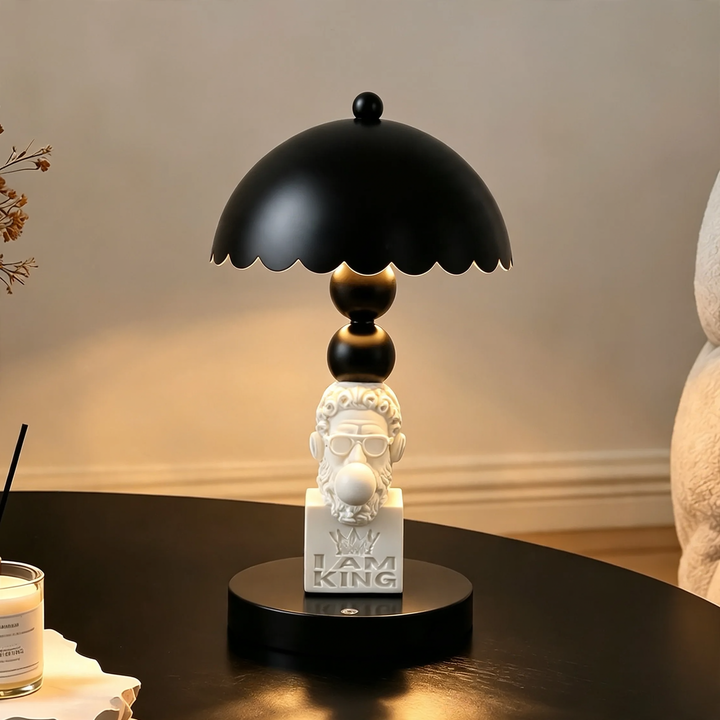 Figures table lamp, resin, model ZHTJ038