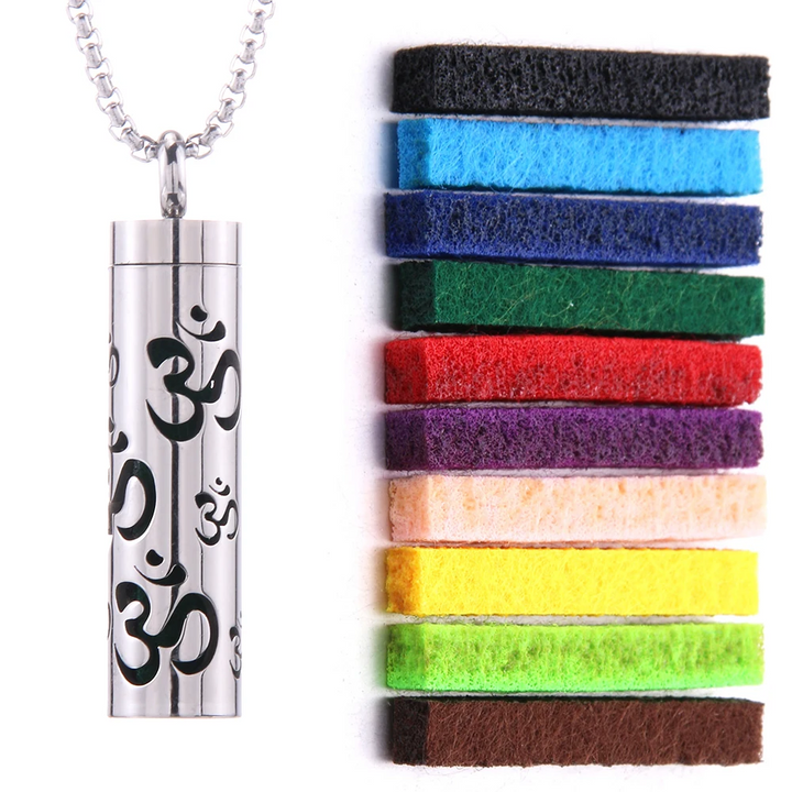 BowLift | Perfumed Pendant Necklace | Stainless Steel | Interchangeable Aroma Discs
