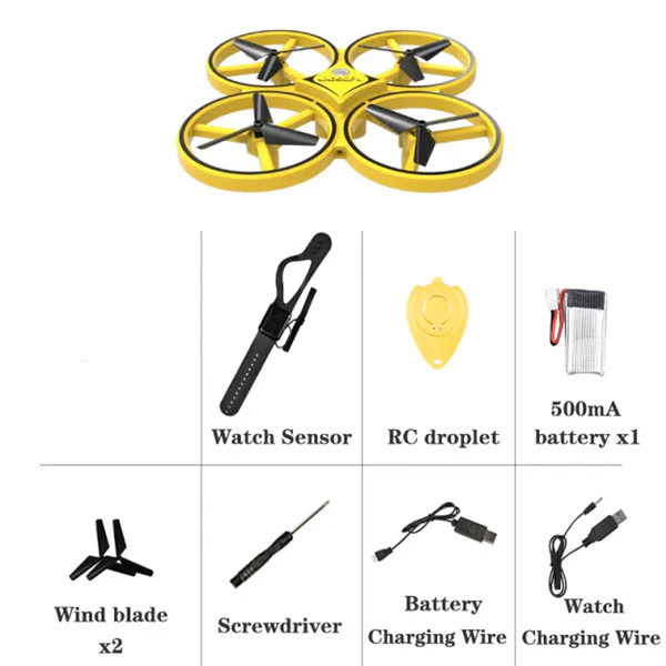 BowLift | Hand Controlled Drone with LED Lights & Gesture Control