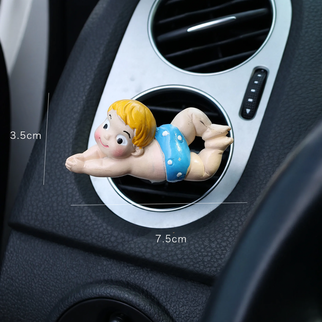 Resin scent clip for car ventilation, sports motifs