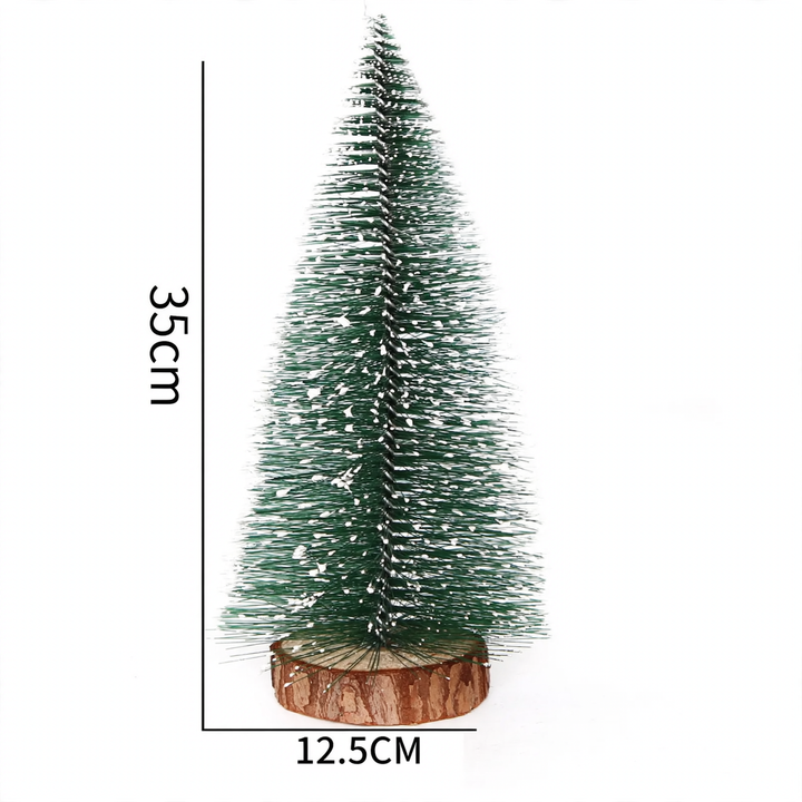 Mini Christmas tree made of pine needles