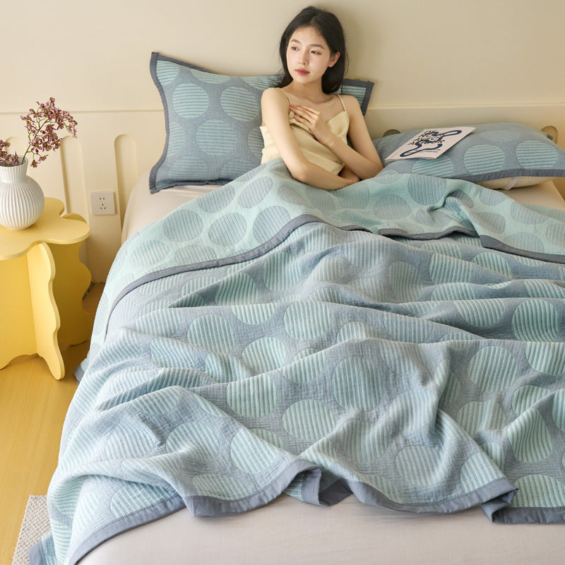 Nordic Style Cotton Gauze Blanket