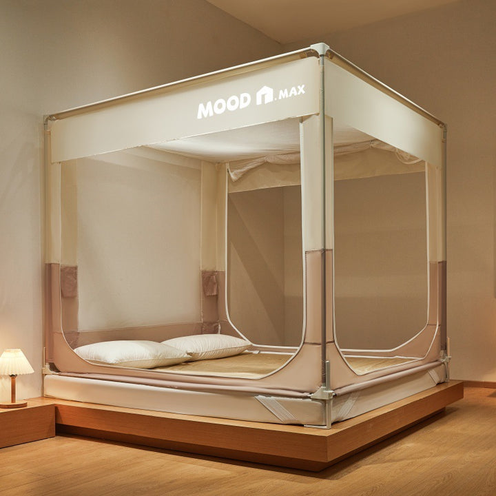 Mosquito net with frame, 3 doors, protective frame