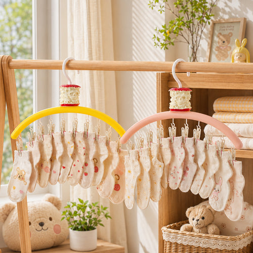 Apple drying rack with clips