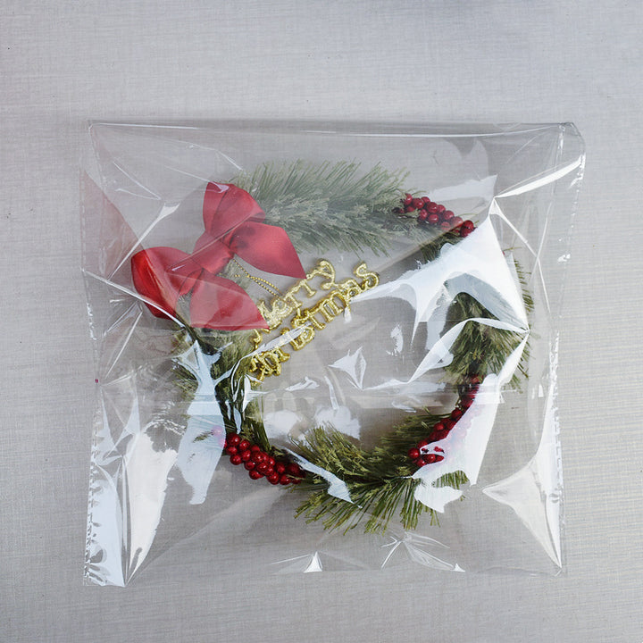 Mini Christmas wreath 15 cm with decoration