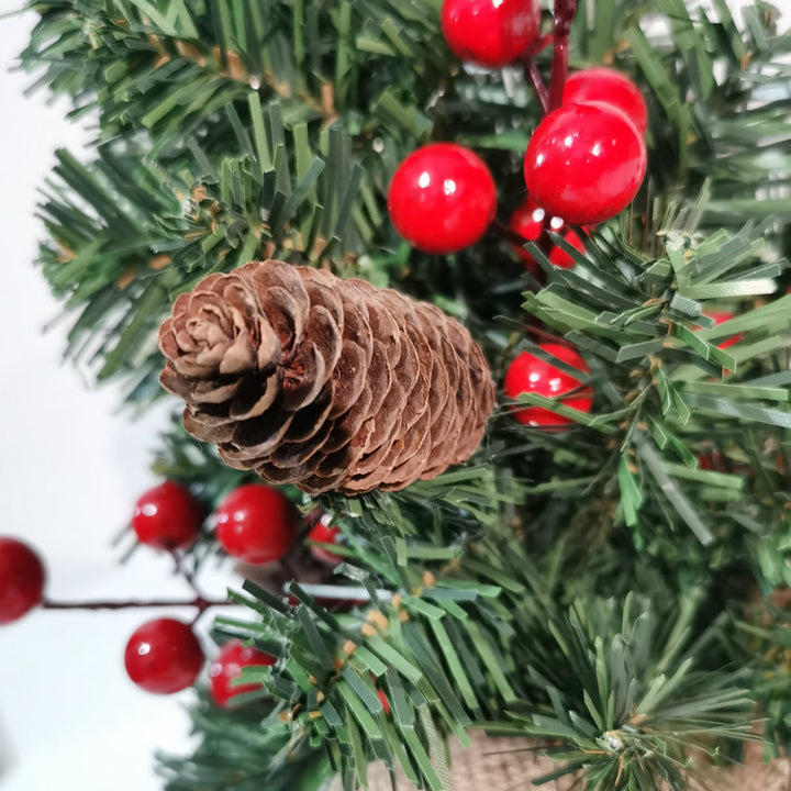 Mini Christmas tree for table decoration, 30 cm, PVC