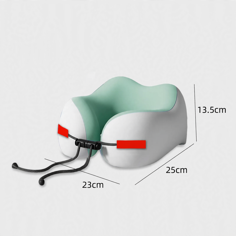 Memory foam neck support pillow, U-shape