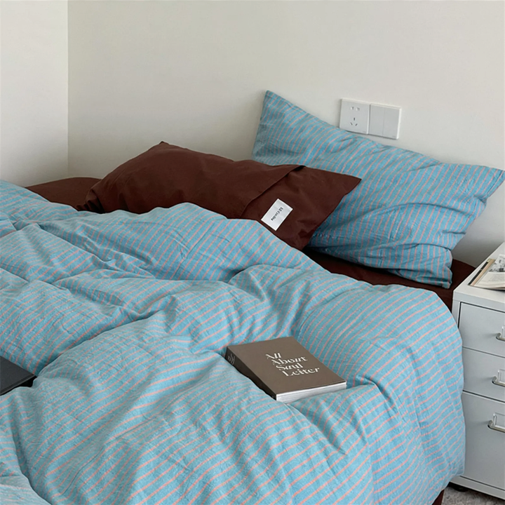 Bedding set made of cotton, 4-piece