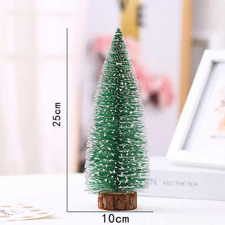 Mini Christmas tree made of PVC, snow-covered, various sizes